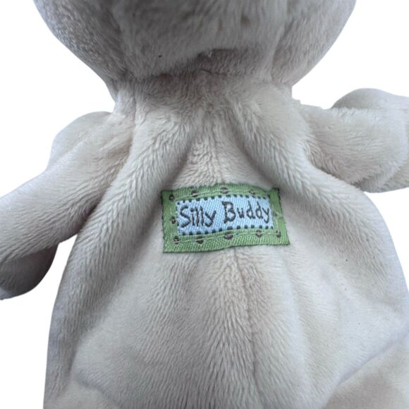 Bunnies by the Bay Silly Buddy Plush Puppy Dog Floppy Lovey Security Blanket 10" - Picture 4 of 12